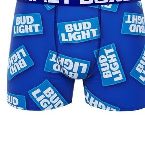 Crazy Boxer BUD LIGHT Men’s Boxer Briefs Gift Set (Size Small)